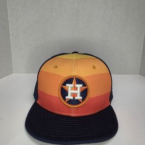 New Era 59Fifty Houston Astros Mesh Batting Practice Hat Size 6 7/8 MLB